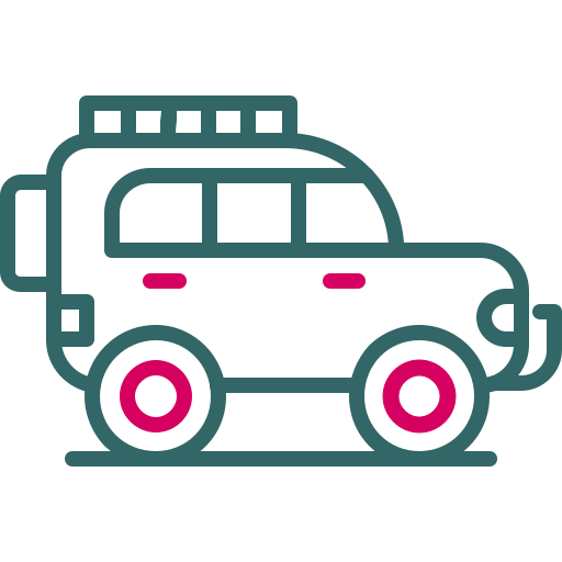 jeep Generic color outline ikona