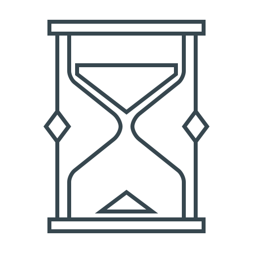 reloj de arena Generic outline icono