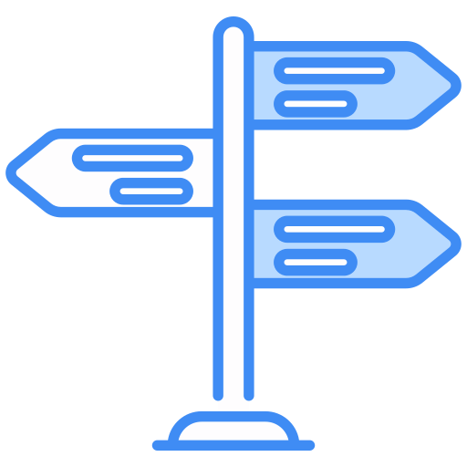 Signpost Generic color lineal-color icon