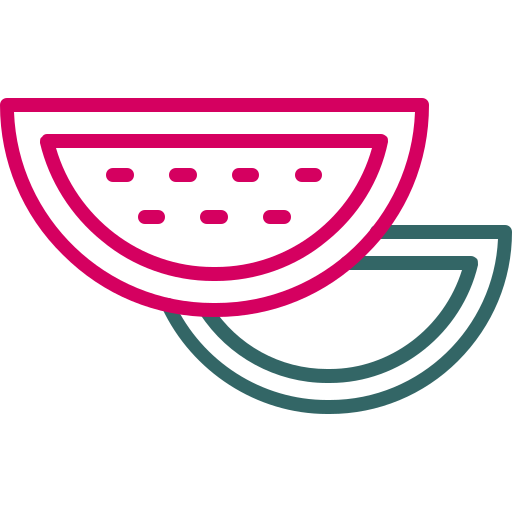 Watermelon Generic color outline icon