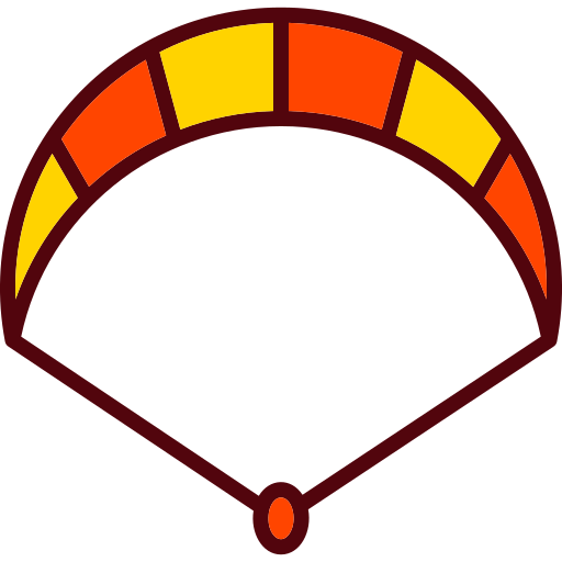 カイトサーフィン Generic color lineal-color icon