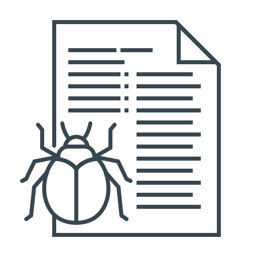 błąd Generic outline ikona