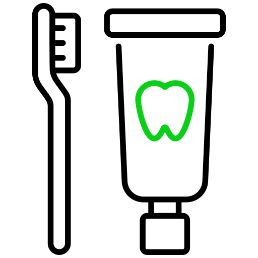 higiena dentystyczna Generic color outline ikona