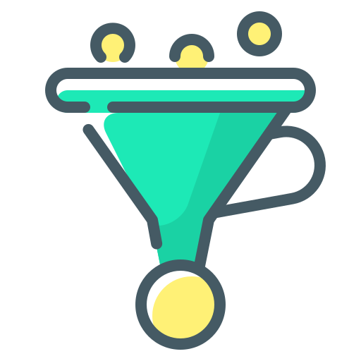 Funnel Generic color lineal-color icon