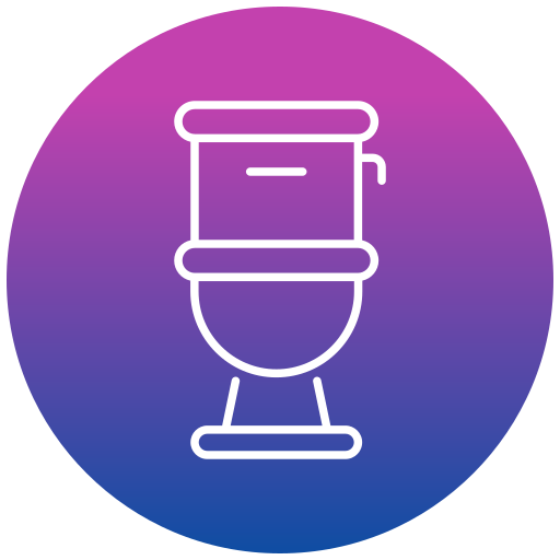 toilet Generic gradient fill icoon