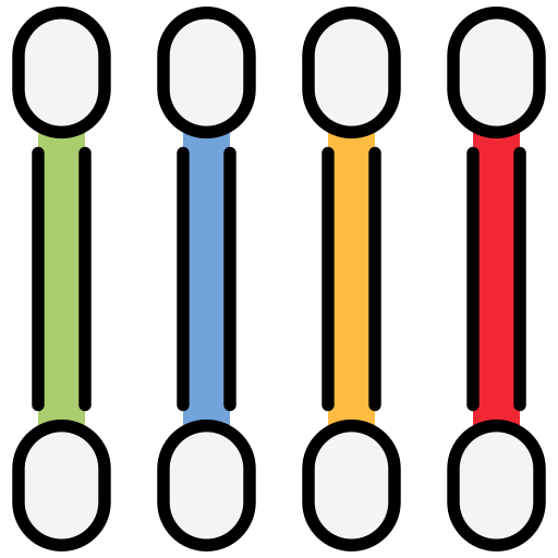 bastoncino di cotone Generic color lineal-color icona