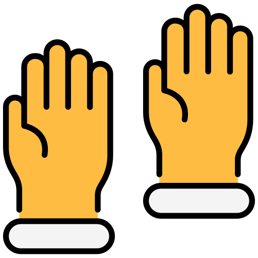 guante de goma Generic color lineal-color icono