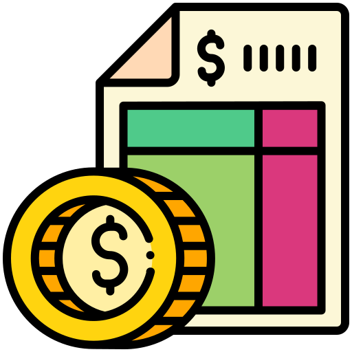 Invoice Generic color lineal-color icon