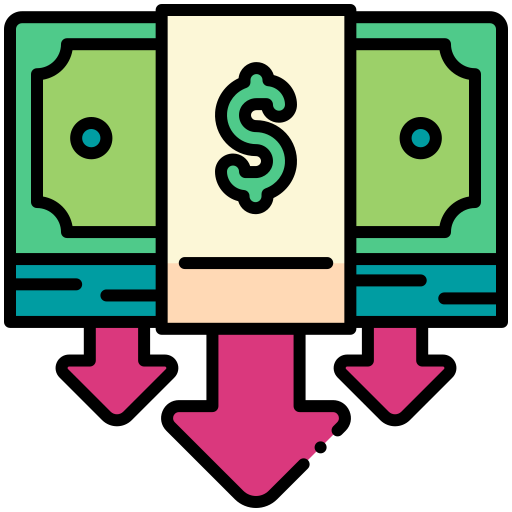flusso di denaro Generic color lineal-color icona