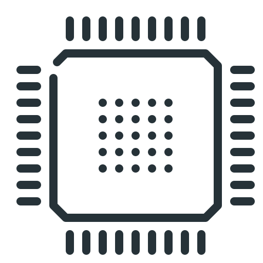 procesor Generic outline ikona