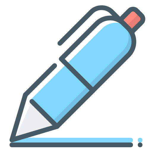 펜 Generic color lineal-color icon