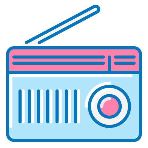 radio Generic color lineal-color icon