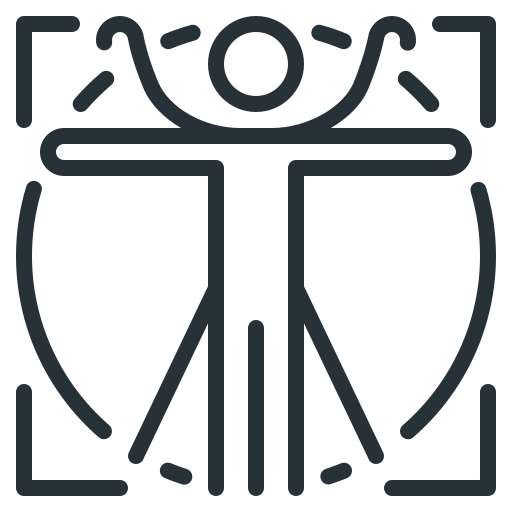 Vitruvian human Generic outline icon