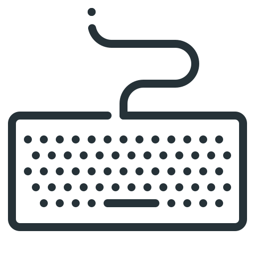 Клавиатура Generic outline иконка