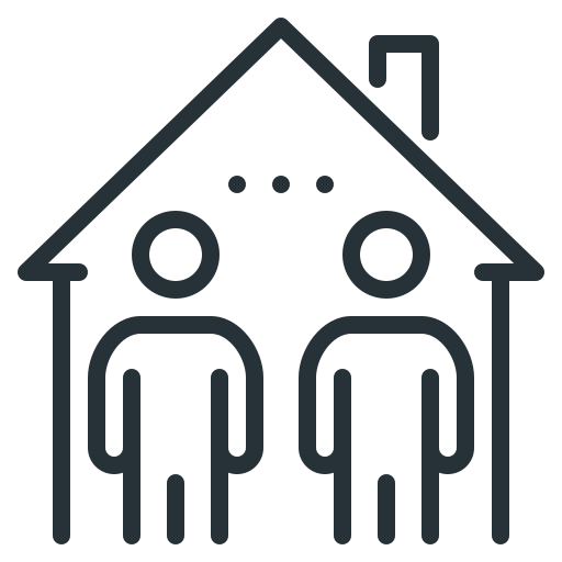 home-sharing Generic outline icon