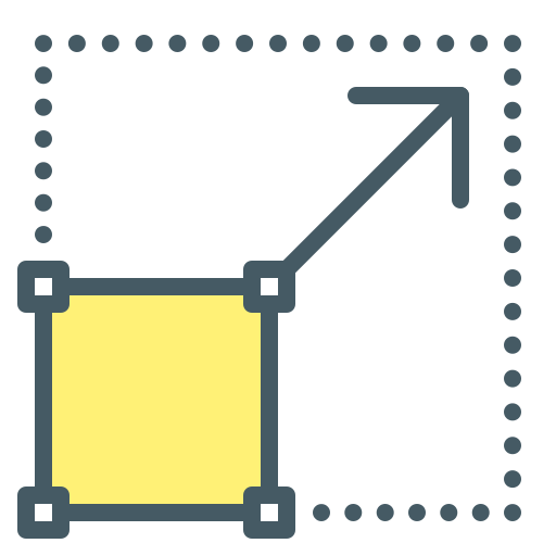 strzałka Generic color lineal-color ikona