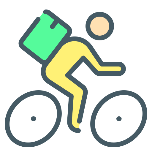 Велосипедист Generic color lineal-color иконка