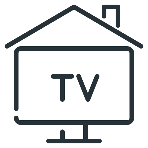 domowy telewizor Generic outline ikona