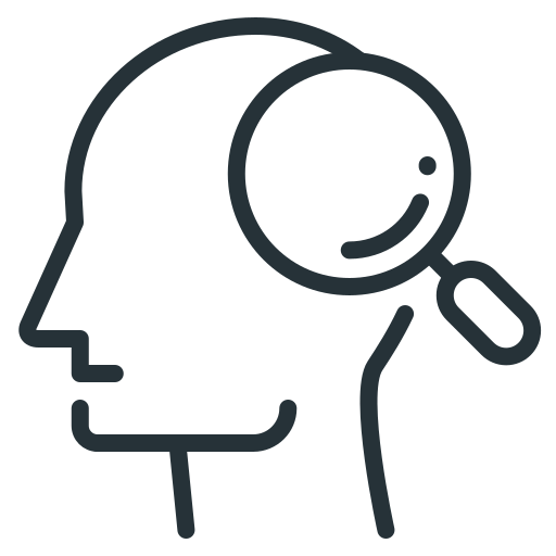 Head research Generic outline icon
