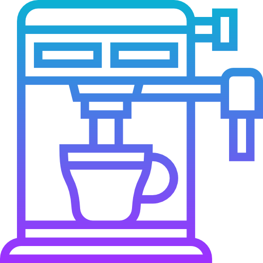 Coffee maker Meticulous Gradient icon