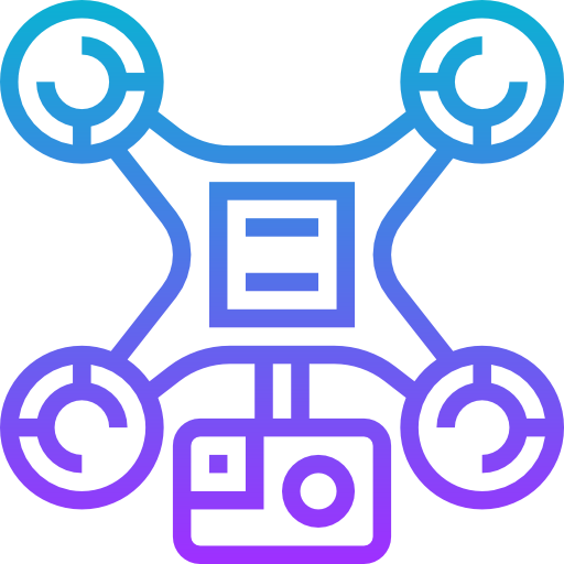 Drone Meticulous Gradient icon
