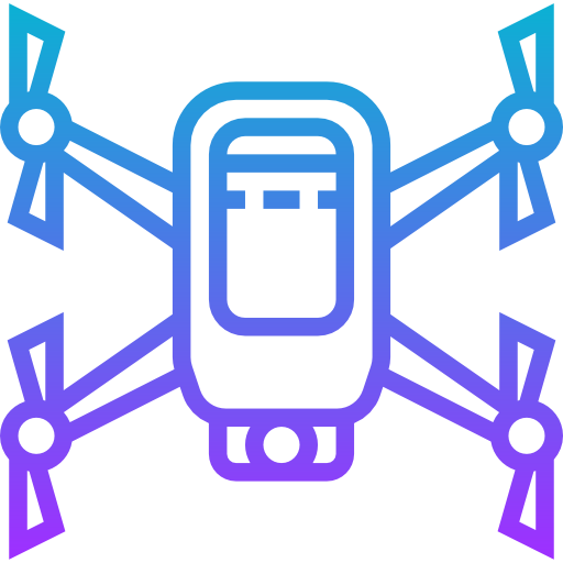 Quadcopter Meticulous Gradient icon