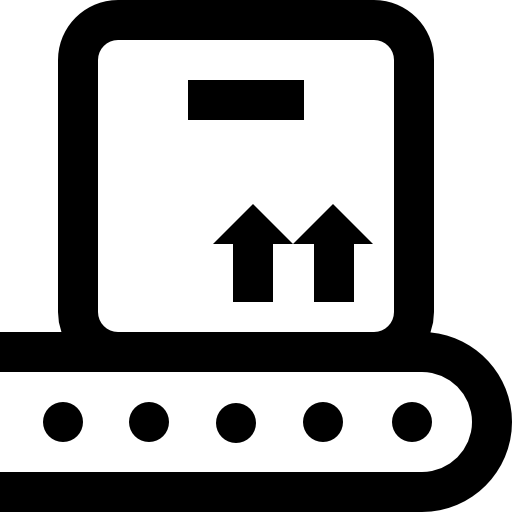 Conveyor Super Basic Straight Outline icon