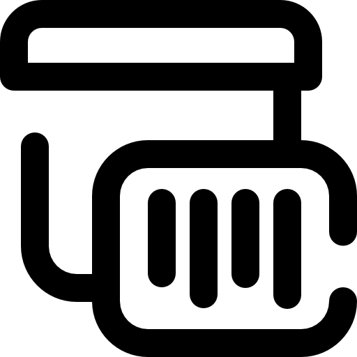 바코드 Super Basic Omission Outline icon