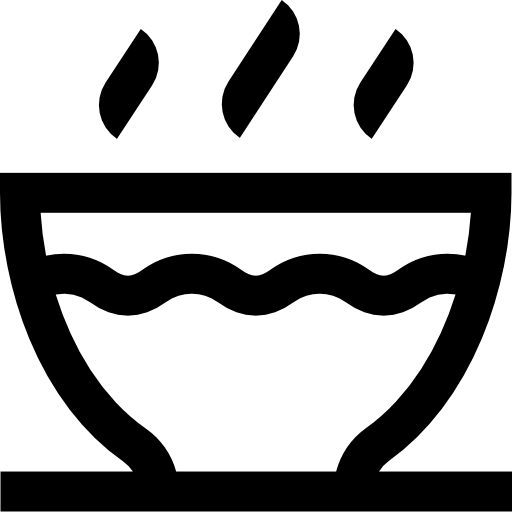 minestra Super Basic Straight Outline icona