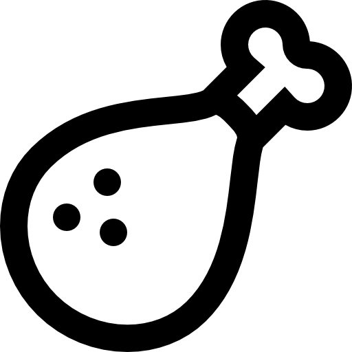치킨 Super Basic Straight Outline icon