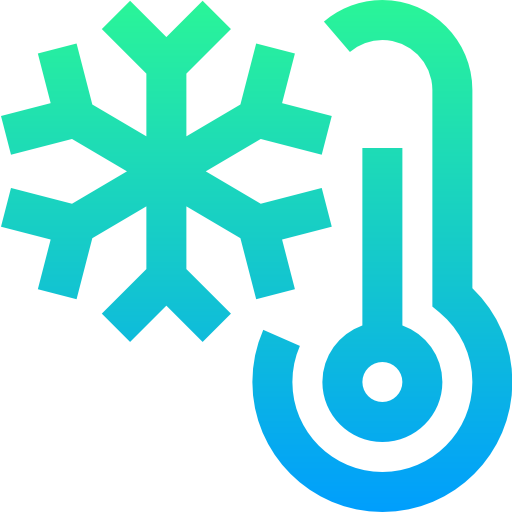 Temperature control Super Basic Straight Gradient icon