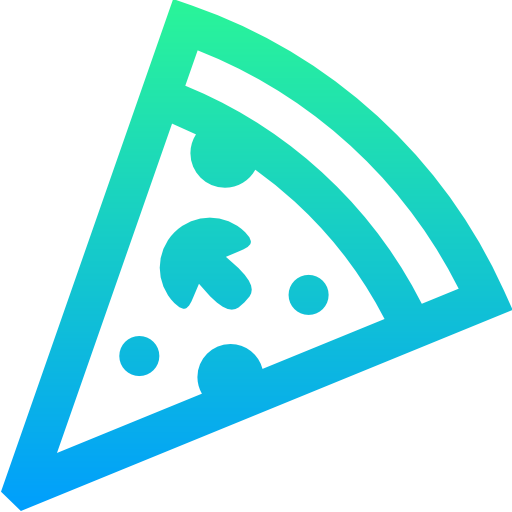 피자 Super Basic Straight Gradient icon