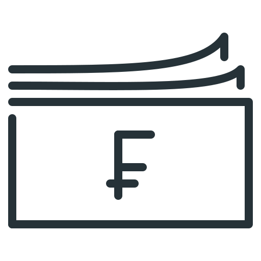Swiss frank Generic outline icon