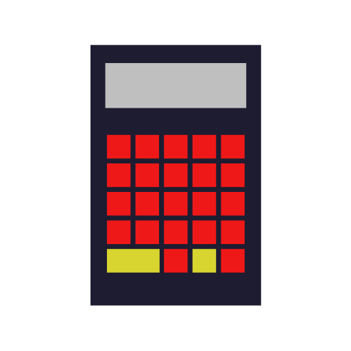 calculatrice Generic color fill Icône