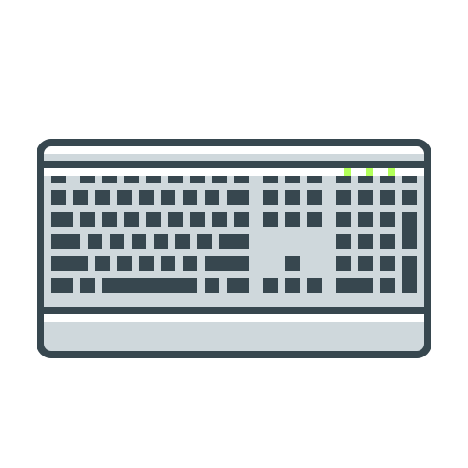 tastatur Generic color lineal-color icon