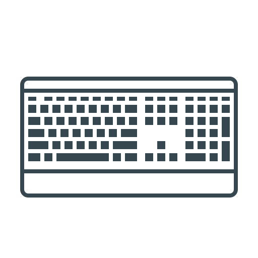 キーボード Generic outline icon