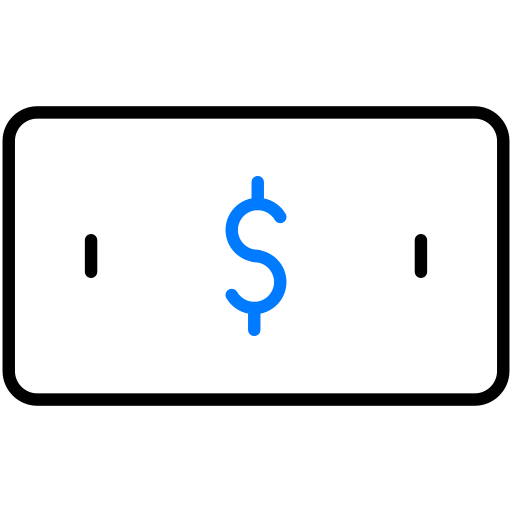 dolar Generic color outline ikona