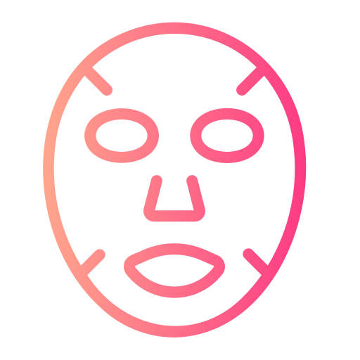 máscara facial Generic gradient outline Ícone