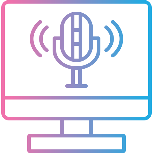 podcast Generic gradient outline icon