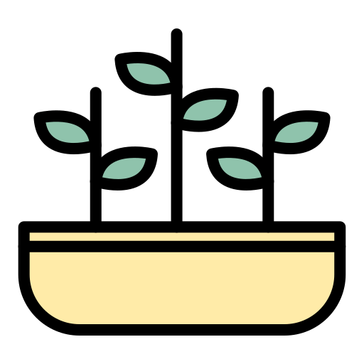 Plant pot Generic color lineal-color icon