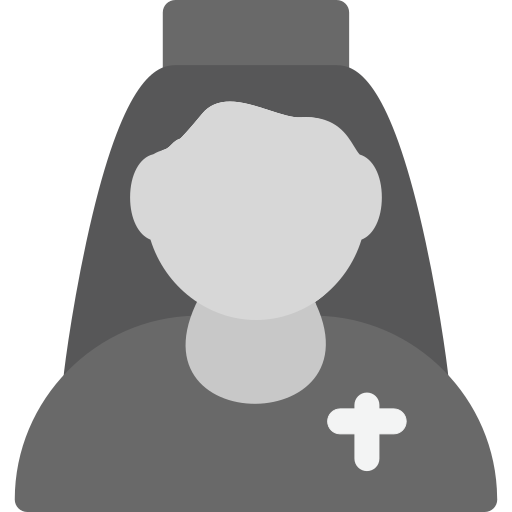 수녀 Generic color fill icon