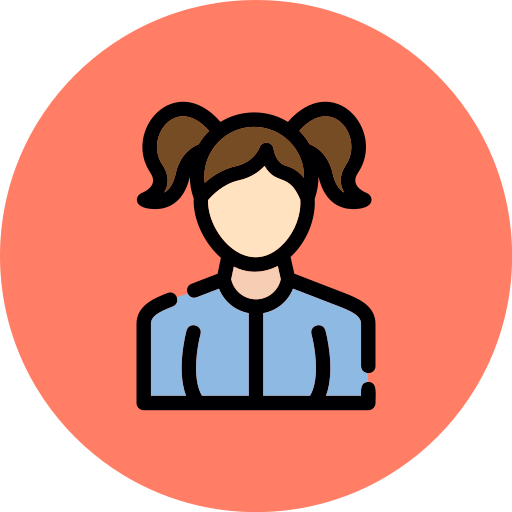 Girl Generic color lineal-color icon