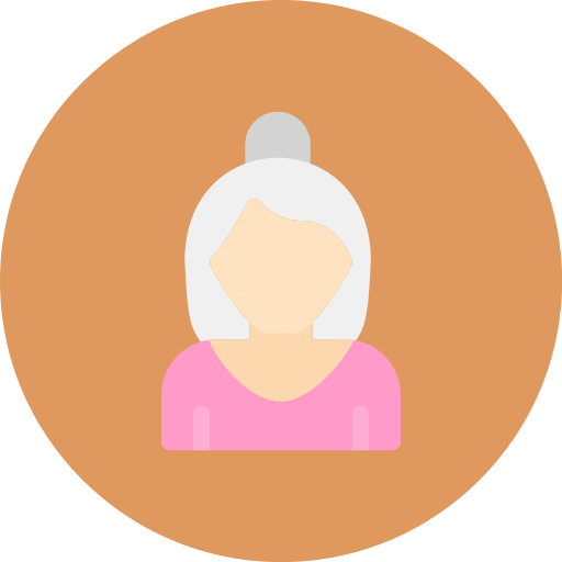 Grandma Generic color fill icon