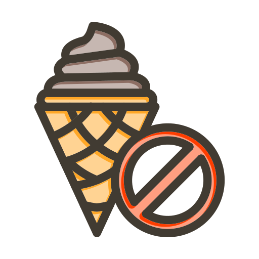 アイスクリームはありません Generic color lineal-color icon