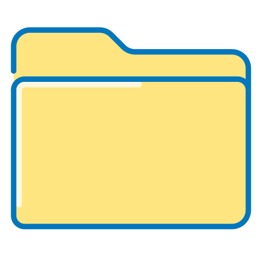 ordner Generic color lineal-color icon