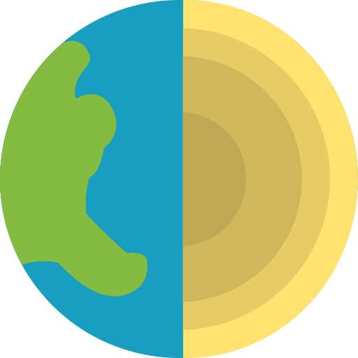 Geology Generic color fill icon