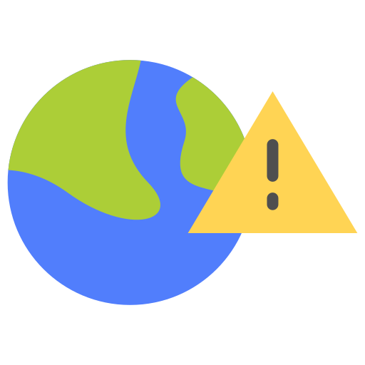 navegador de advertencia Generic color fill icono