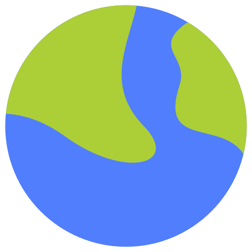 globus Generic color fill icon