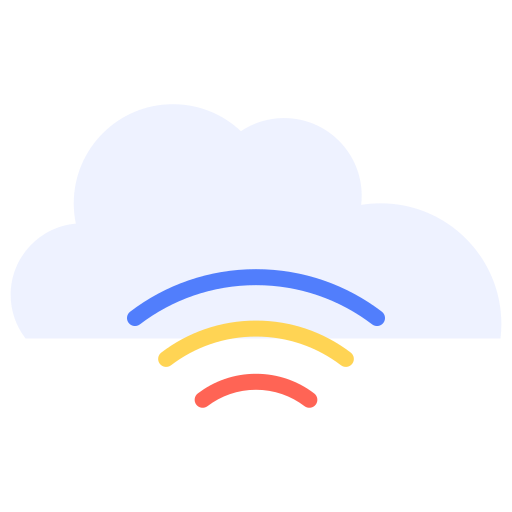 Cloud connection Generic color fill icon