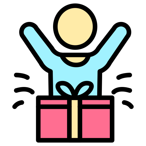 Surprise gift Generic color lineal-color icon